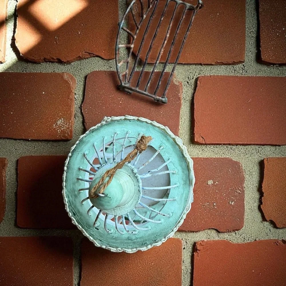 Vintage fairy garden